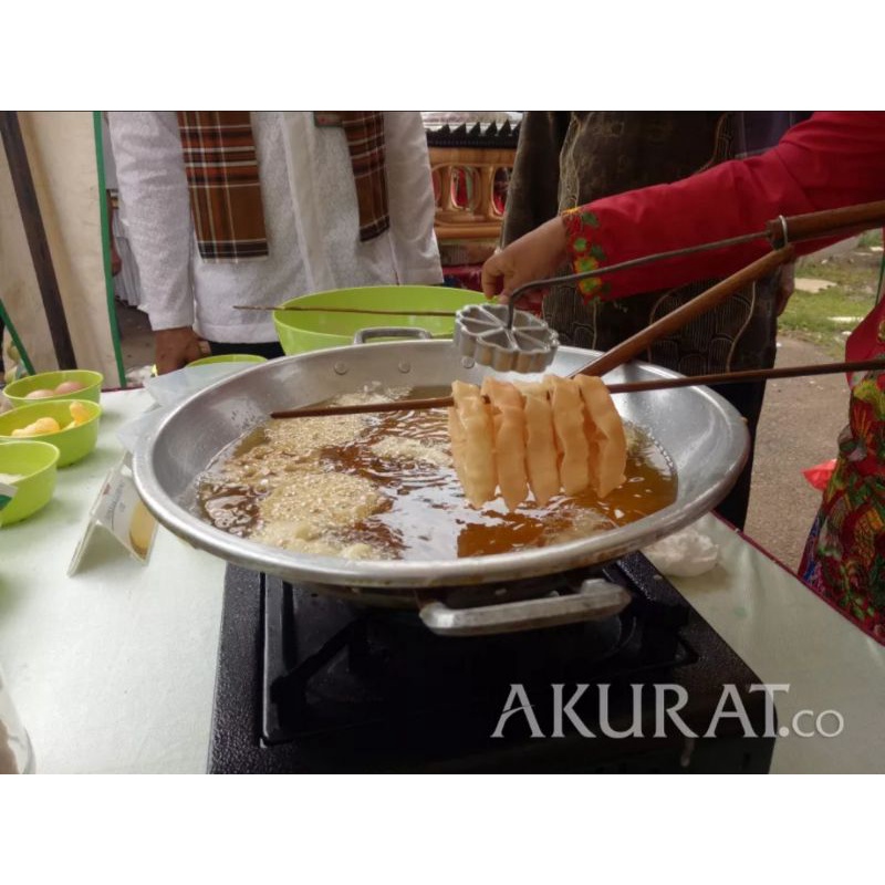 CETAKAN KEMBANG GOYANG TRADISIONAL ALUMINIUM TEBAL SIZE 7cm