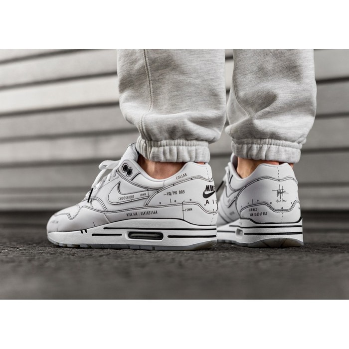 Nike Air Max 1 Thinker Schematic (Sepatu Sneakers Casual Cowok Pri