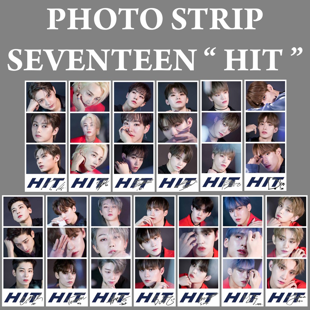 Jual [READY STOCK] Photo Strip SEVENTEEN HIT Member Foto Kpop Murah