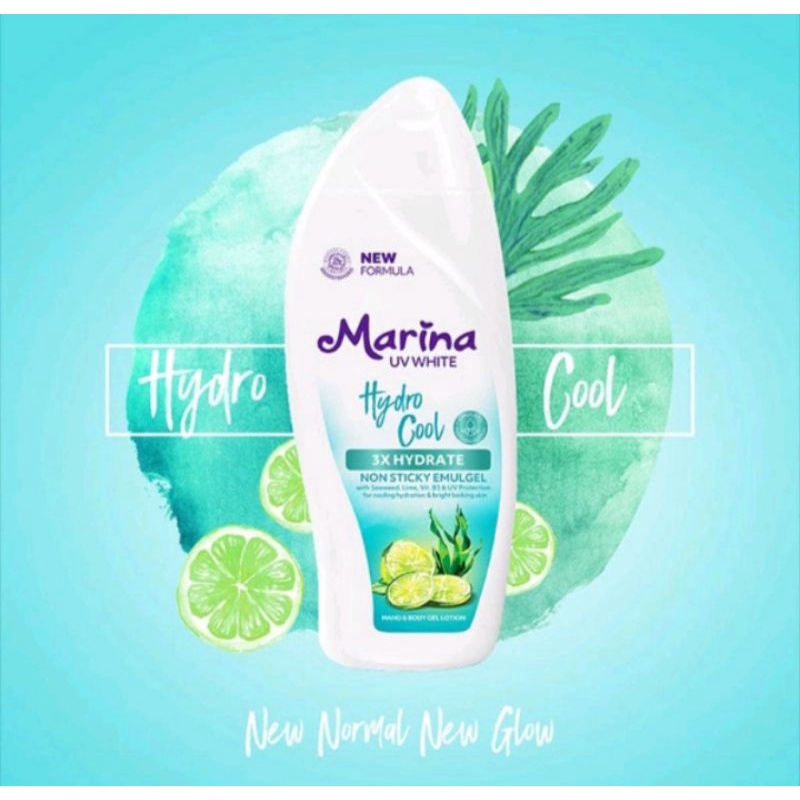 Promo murah marina uv white hydro cool 185ml