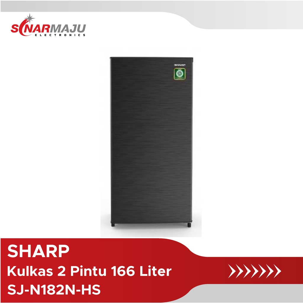 Kulkas 1 Pintu Sharp 166 Liter SJ-N182N-HS / SJN182N