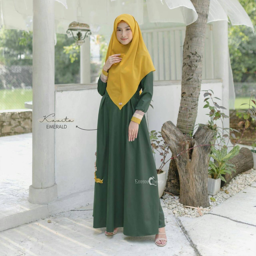 EMMAQUEEN KAVITA DRESS GAMIS SYARI