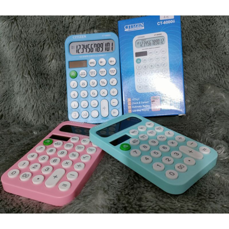 

Kalkulator Citizen 6000ii Warna CT-6000ii CT 6000 Calculator