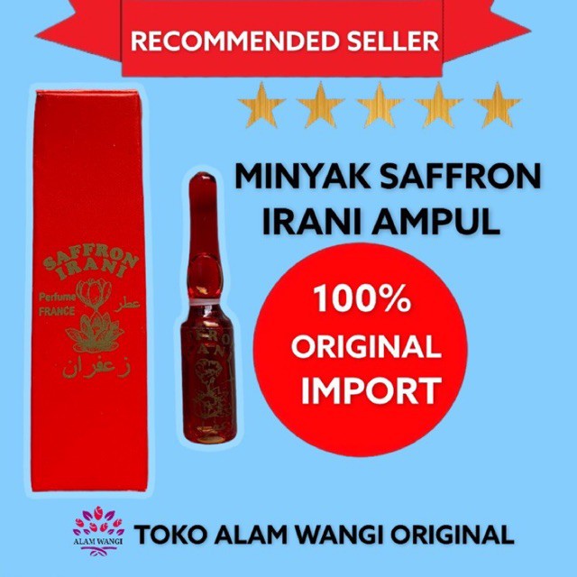 minyak wangi jafaron zafaron saffron irani kecil