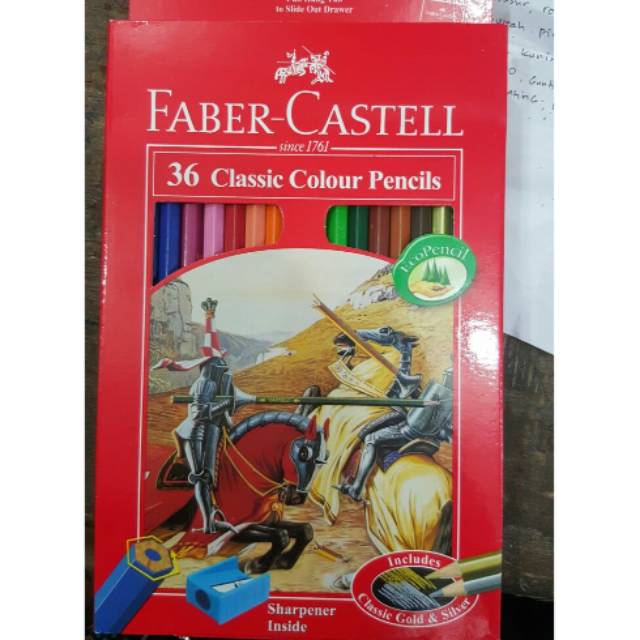 

FABER CASTELL PENSIL 36WARNA CLASSIC