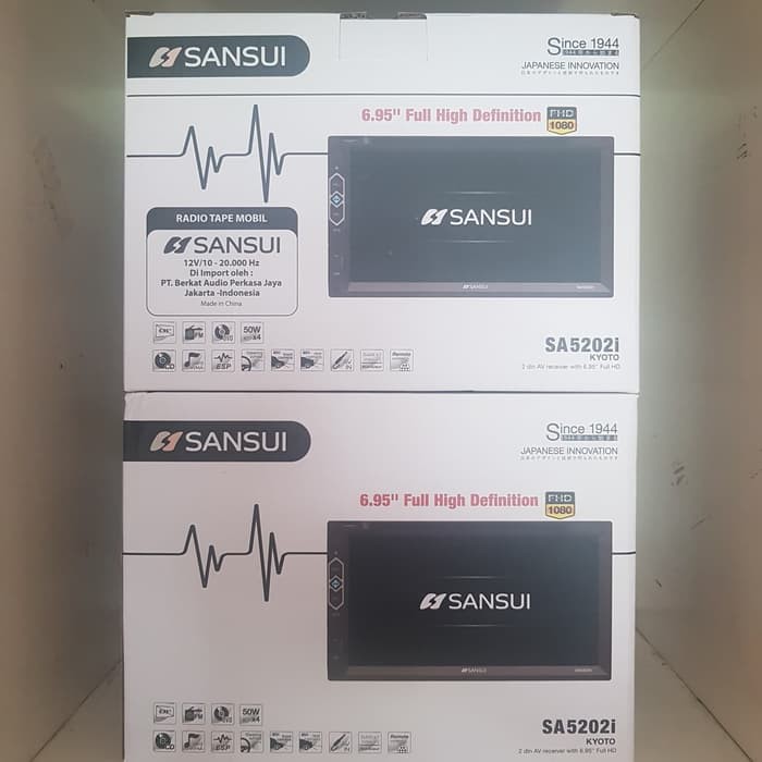 Double din sansui full glass SA-5202i