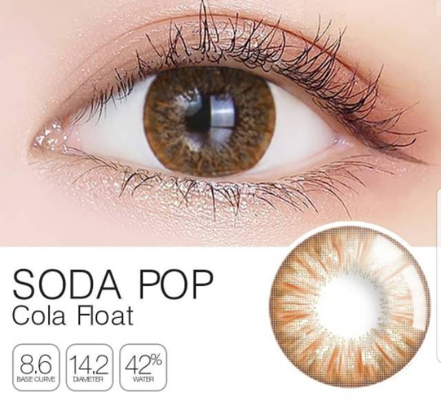 NEW !!  Soda Pop Softlens By Exoticon Free Lencase Bursaaoftlen