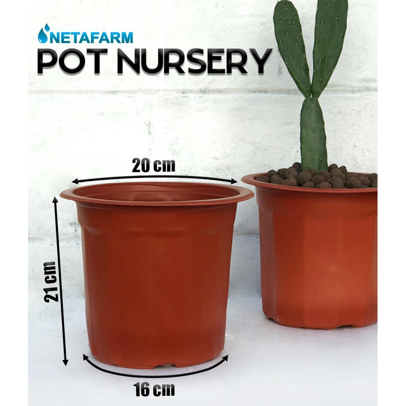 POT NURSERY ELASTIS Pembibitan Tanaman Coklat 280 - 1pcs