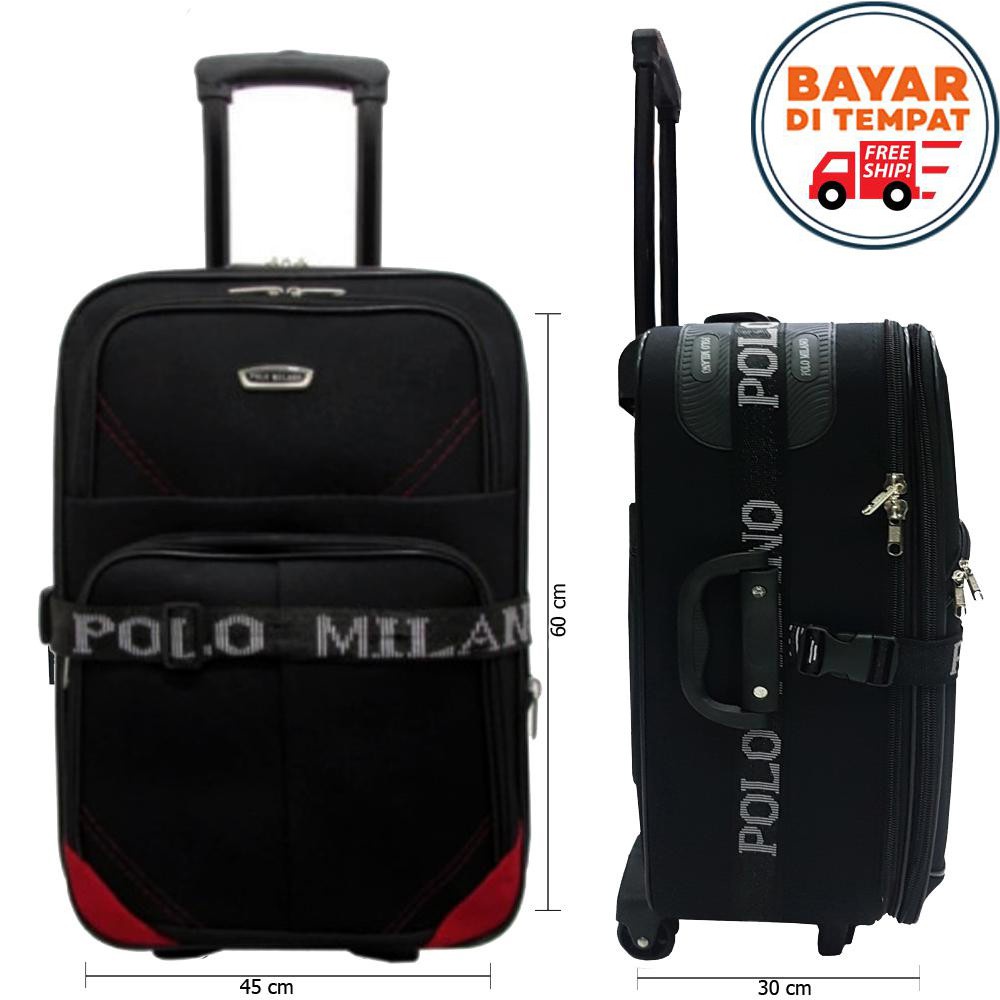 KOPER POLO 24 inch Random Model - koper kain - koper bagasi - koper murah - koper bahan - tas koper