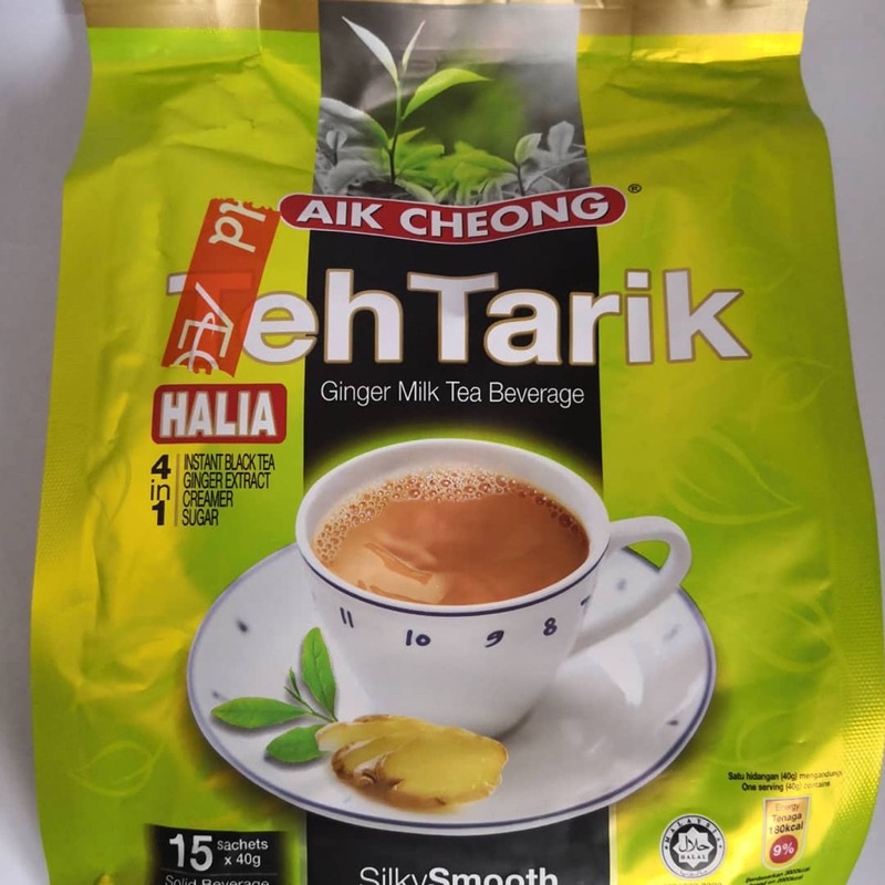 

0Aik Cheong Teh Tarik Halia Ginger Milk Tea Beverage 4in1 600grm