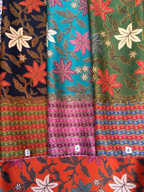 Kain batik semi sutra/kain batik silky/grosiran