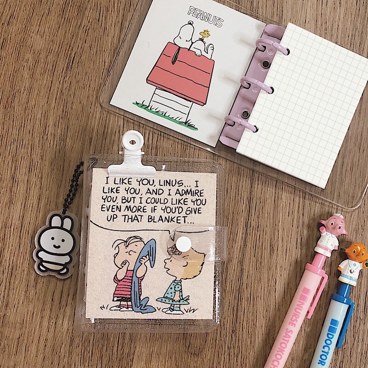 Buku Notes Loose Leaf Mini 3 Lubang Cover Motif Bintang