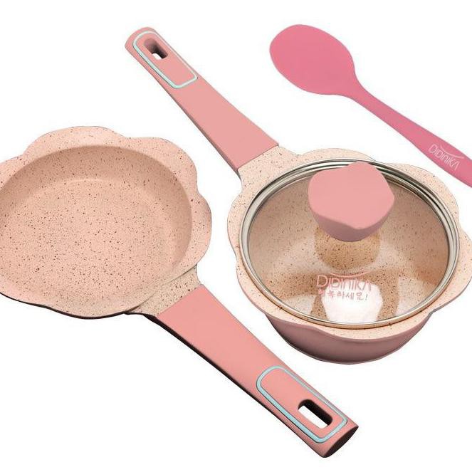 Ready! Flower Pan Didinika Panci Set Baby Cookware Azaliastore56