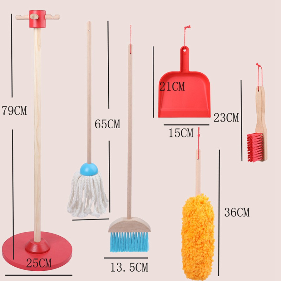 dust sweep & mop toy set