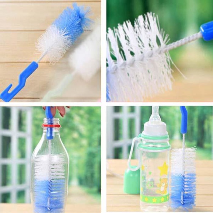 LITTLE BABY SIKAT BOTOL &amp; DOT BOTTLE BRUSH  BAYI 2 in 1