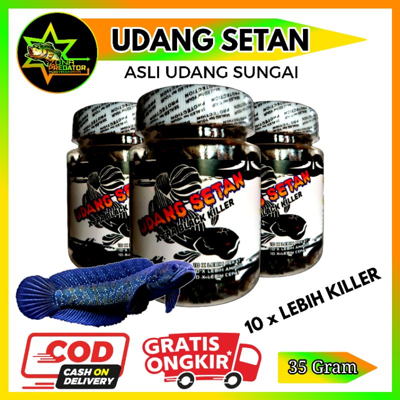 Udang Setan Xtra Black Killer By GFS Original