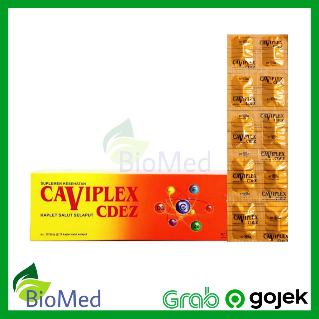 CAVIPLEX CDEZ - Multivitamin Vitamin C D E Zinc Suplemen Kesehatan