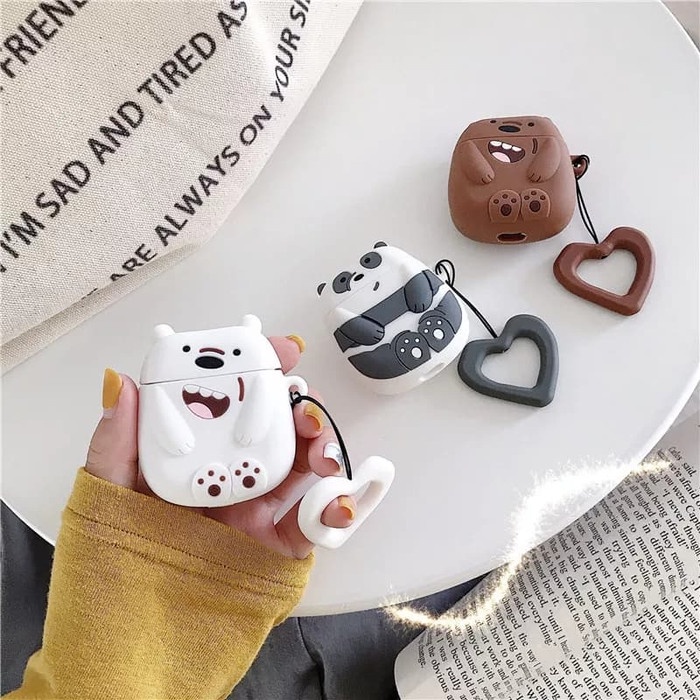 READY CASE AirPods gen 1&2 / inPods 12 - We Bare Bears 3D - 3D, Ice Bear