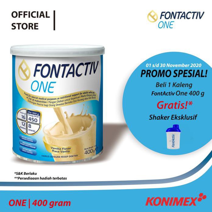 

FONTACTIV ONE PLUS RASA VANILLA 400GR