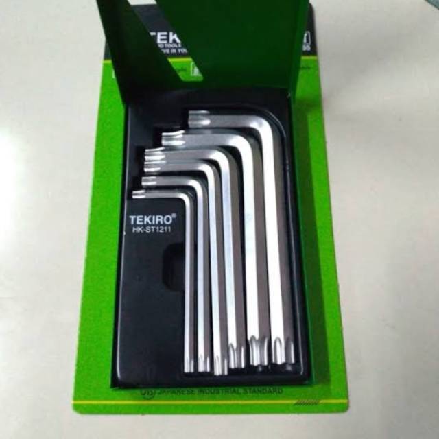 TEKIRO Kunci L set bintang 6pcs HK-ST1211 Tekiro