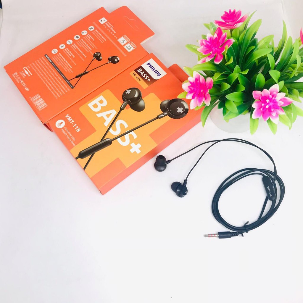 Headset Philips VMT-118/ Handsfree Philips Bass+ In-Ear Ekstra Bass