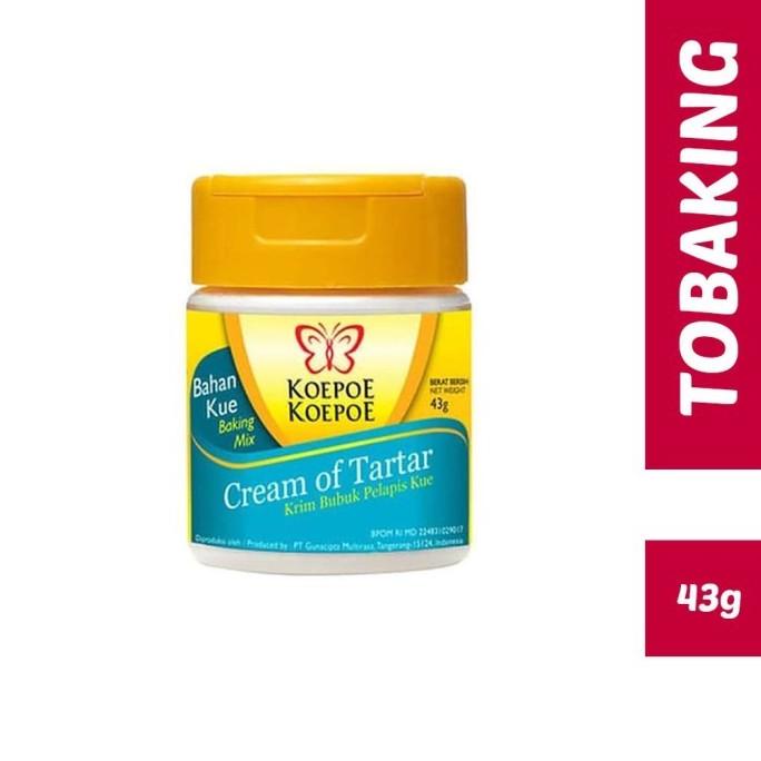 

Cream of Tartar Tar Cremotar KRIM BUBUK PELAPIS KUE KOEPOE 43gr
