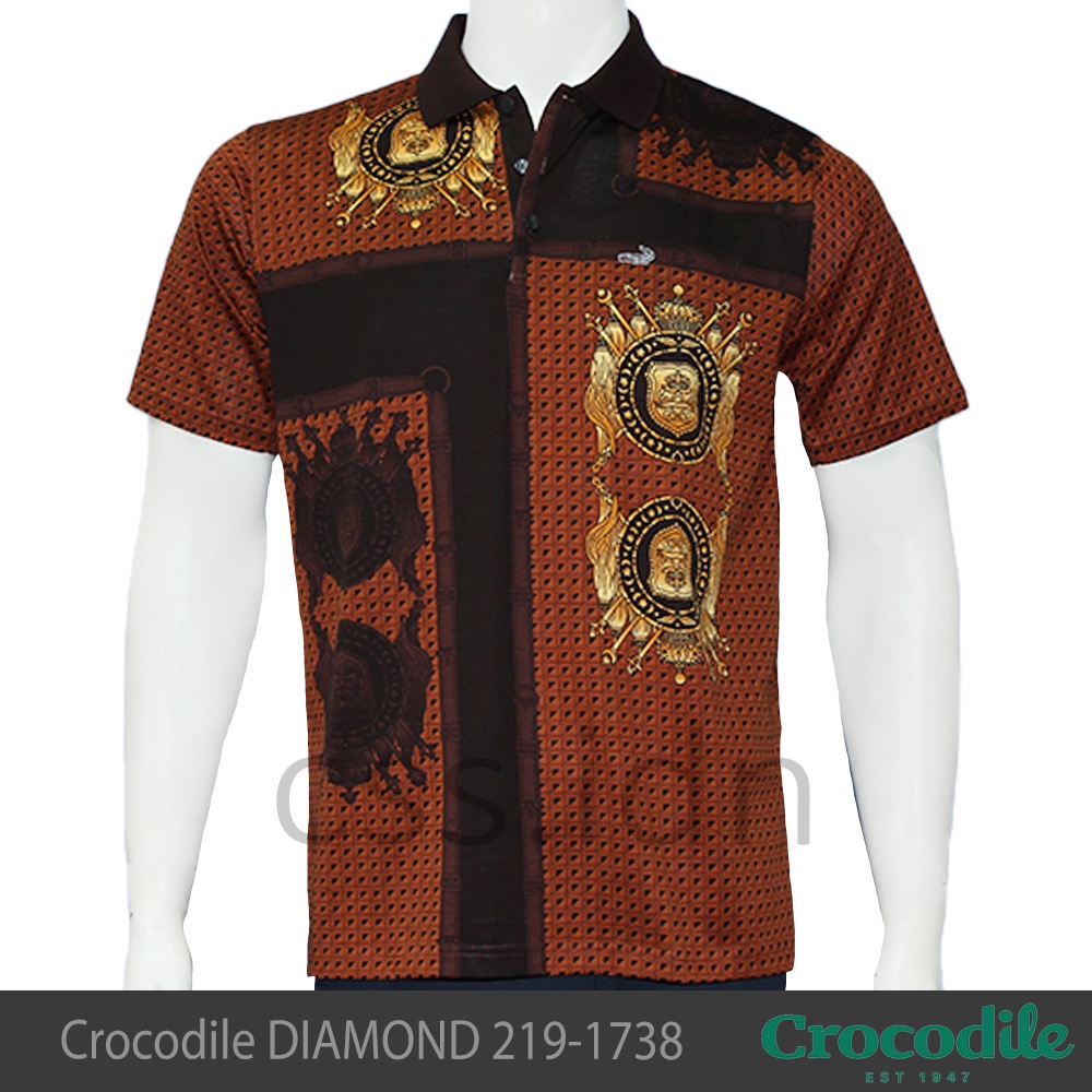 Kaos Kerah Pria Crocodile Diamond 219-1738