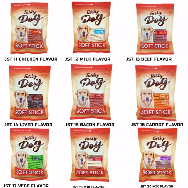 Tasty Dog Soft Stick Snack 450g/Makanan snack anjing