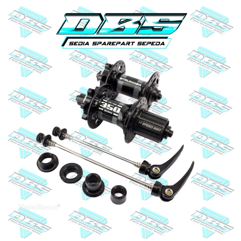 HUB FREEHUB STRUMMER MT-350 4 IN 1  QR PLUS TA 15X100 & TA 12X142 BLACK GREY