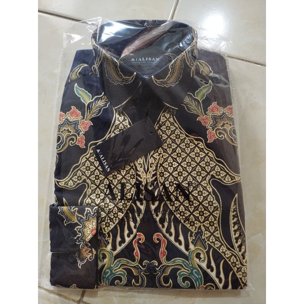 Batik Kemeja Alisan, Kemeja Batik Pria, Batik Kemeja Formal, Batik Alisan Original , Kemeja Alisan Asli