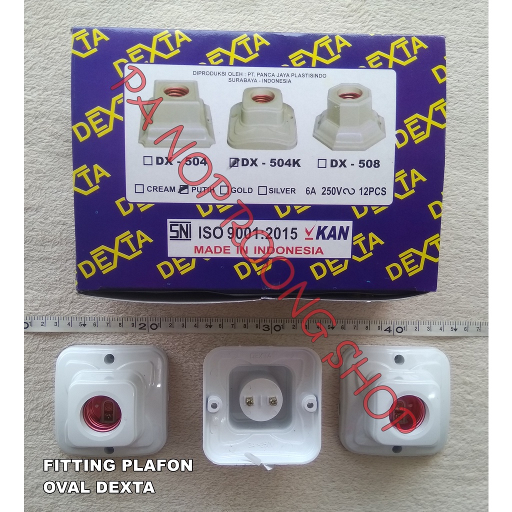 FITTING PLAFON OVAL DEXTA