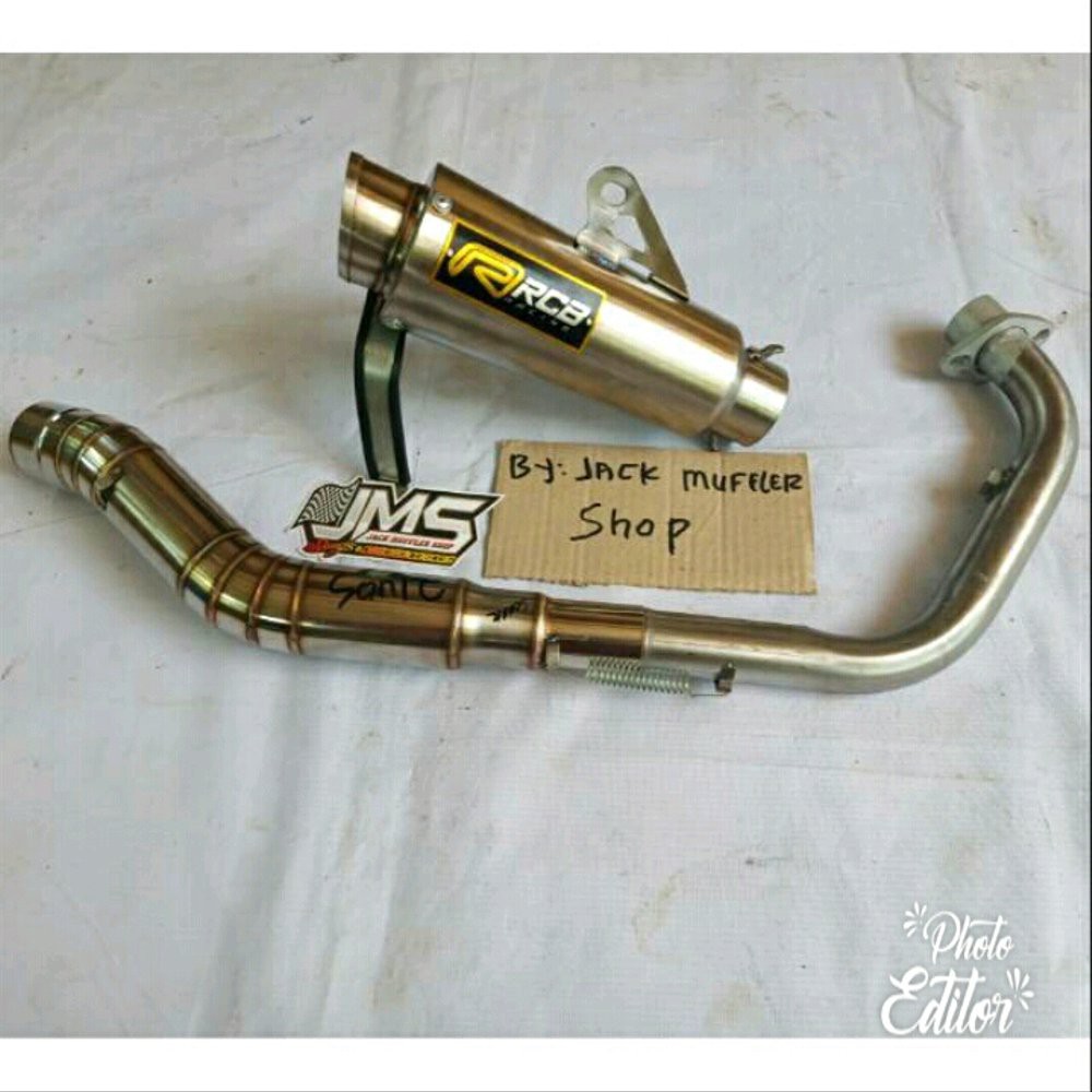 knalpot rcb honda sonic supra gtr