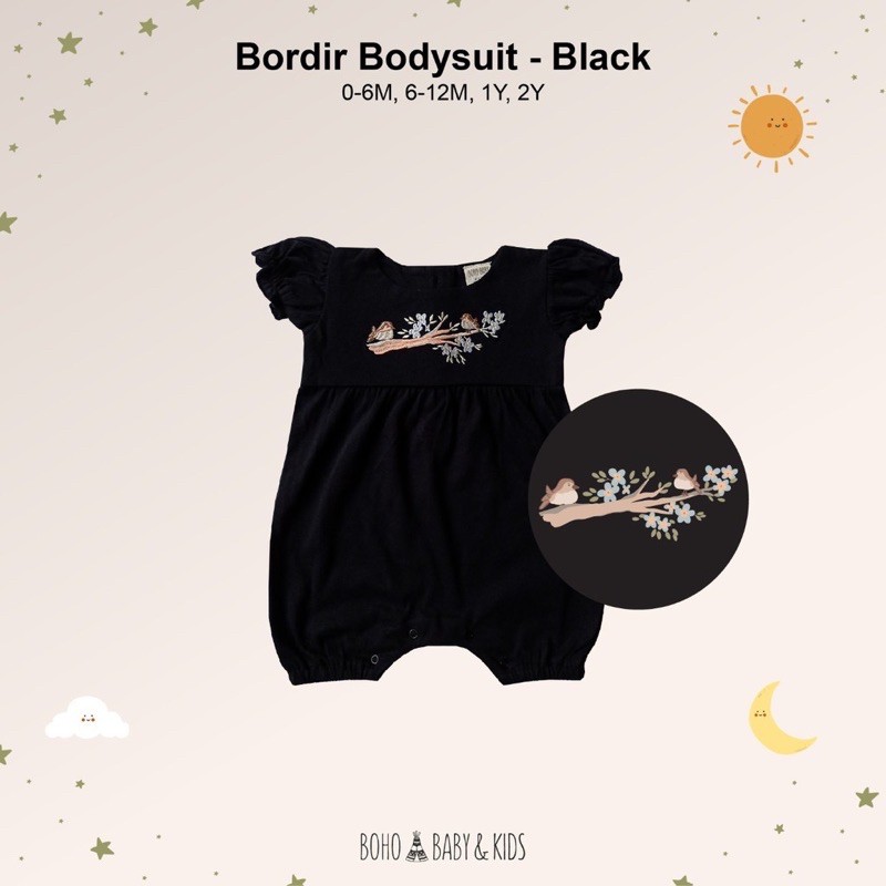 bobobaby bordir bodysuit