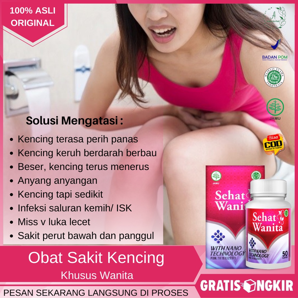 Sehat Wanita Solusi Sakit Kencing Infeksi Saluran Kemih bau tak sedap gatal lecet di area miss v  Sa