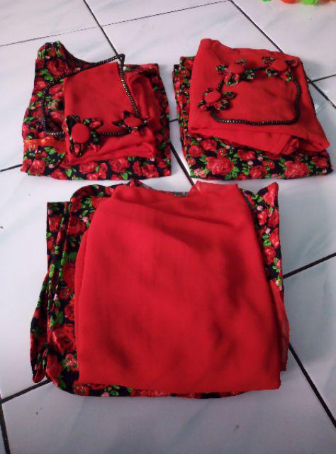 Terlaris New Zarra  (busana Muslim,couple Syari Ibu Anak,batik Dan Sarimbit#pesanan Seragam)