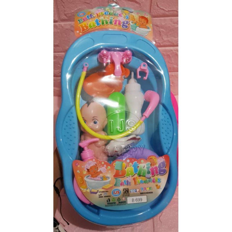 mainan anak bak mandi +anak small naughty love bath