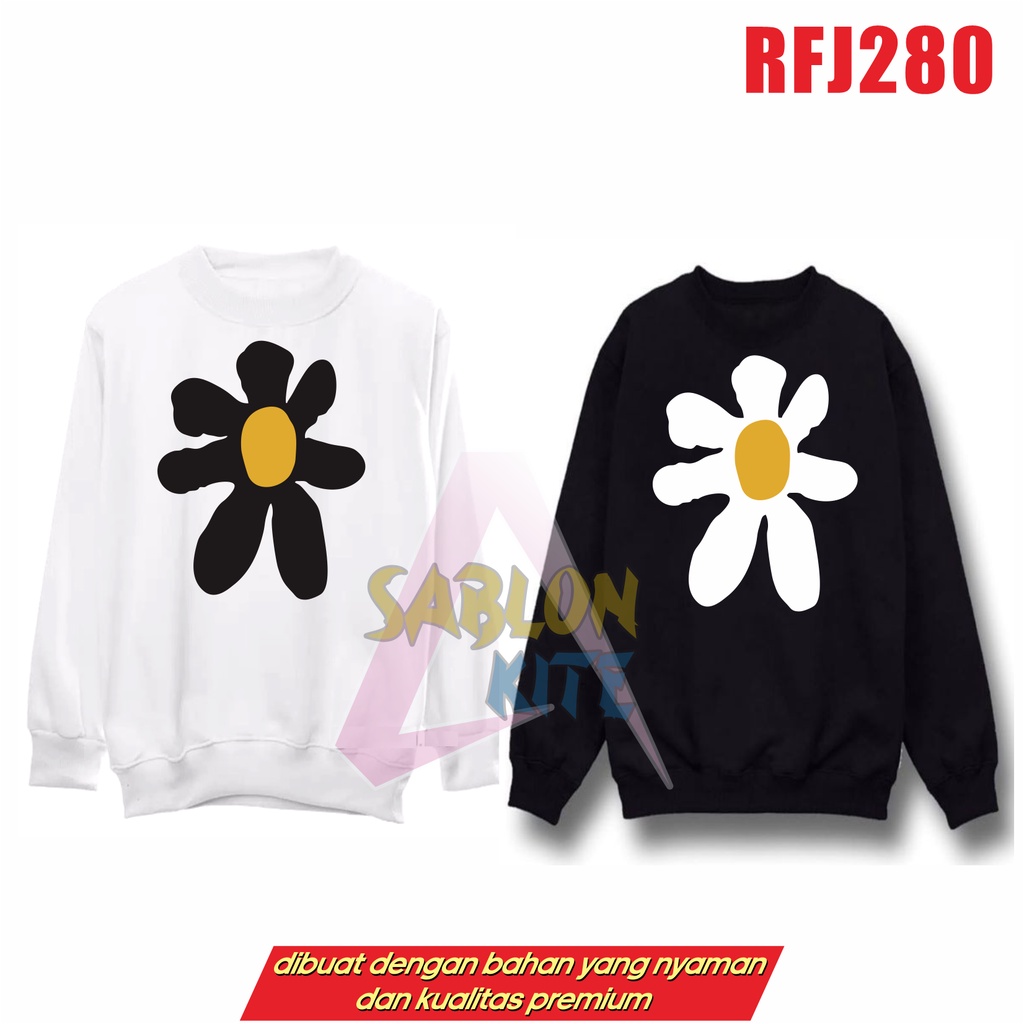 MURAH!!! SWEATER JIMIN BUNGA RFJ280 UNISEX