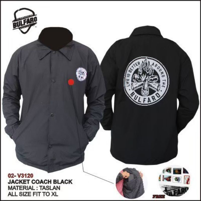 [ COD ] JAKET PRIA COACH | JAKET PRIA TASLAN | JAKET DISTRO ORIGINAL BY BULFARO