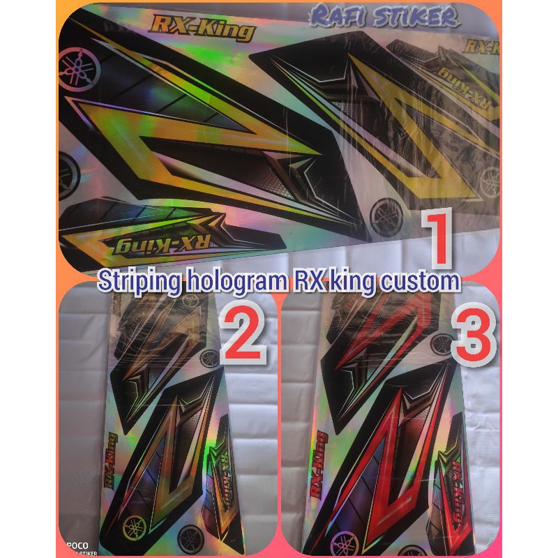 striping RX KING CUSTOM HOLOGRAM