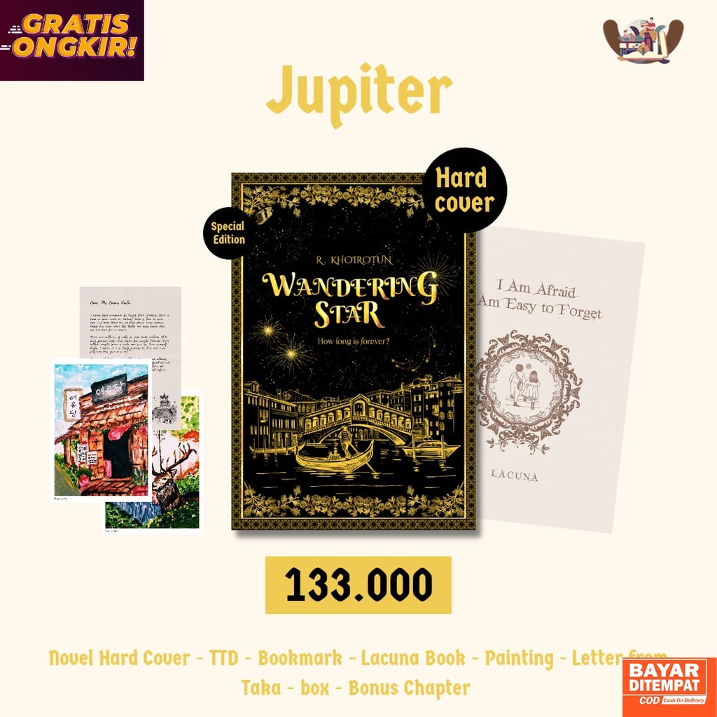 Ready  Novel Wandering Star Penulis: R. Khoirotun-PAKET JUPITER
