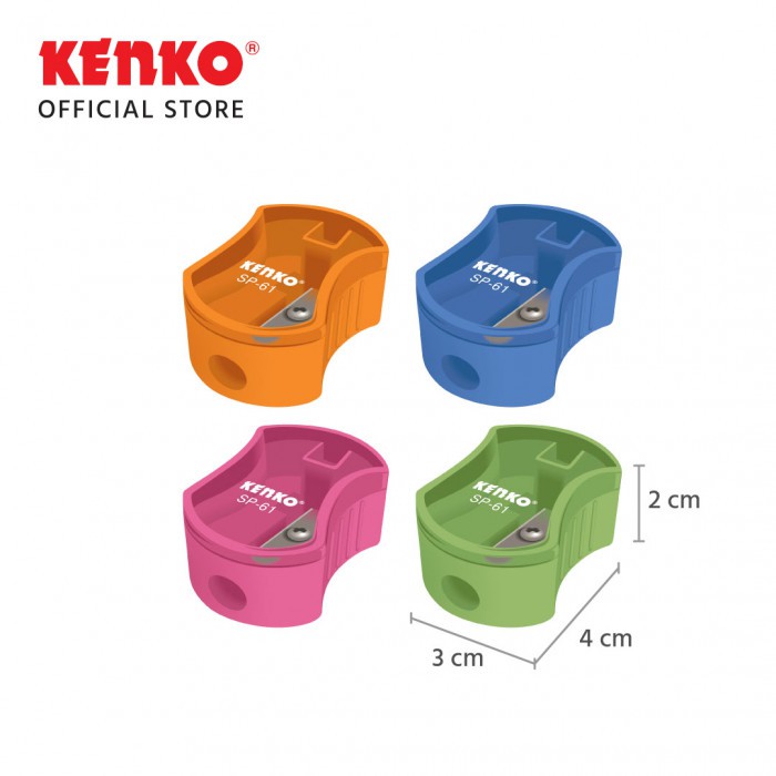 

Rautan KENKO Sharpener SP-61 ( Random Color ) - 1 PCS