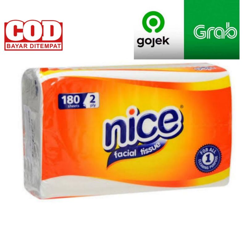 Tisue NICE 180 sheet 2 ply || 1KG Muat 5pcs Tisue NICE