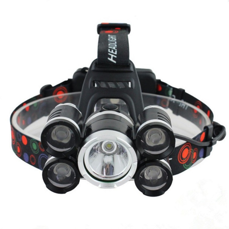 Senter Kepala Headlamp Headlight Flashlight Torch 3 XML-T6 LED Head Lights