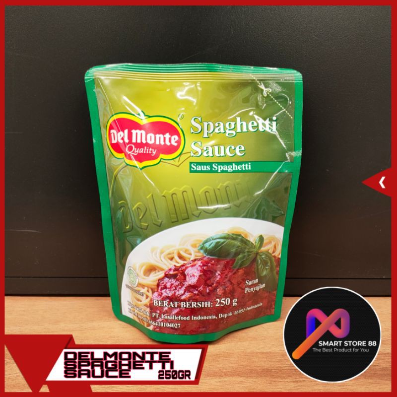 

DELMONTE SPAGHETTI SAUCE 250GR DELMONTE SAUS SPAGETTI