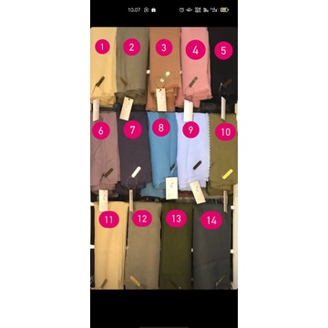 Hijab Segi4 Polos