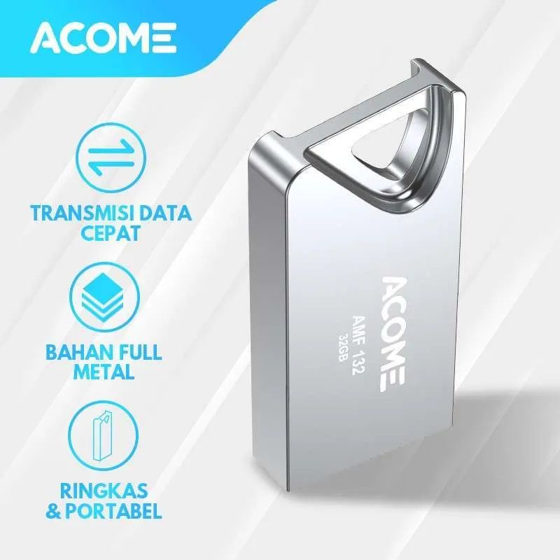 ACOME 32GB FULL METAL BANQ ORIGINAL Flashdisk MINI Flashdrive P90 32GB USB 2.0 U-Disk n Flash Disk