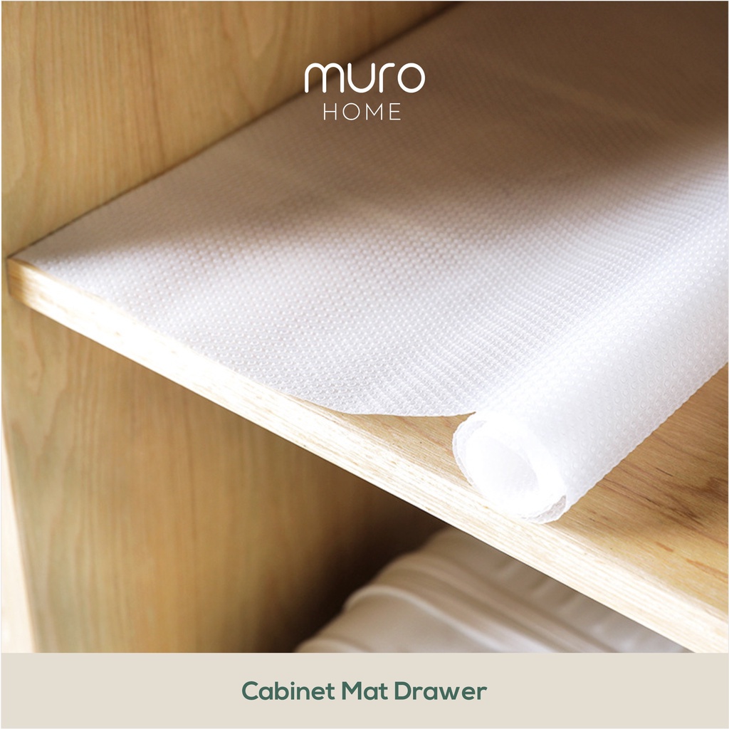 MURO | MIKO Alas Laci Lemari Pakaian Dapur Es Piring Anti Jamur Serbaguna Rak Taplak Meja Waterproof