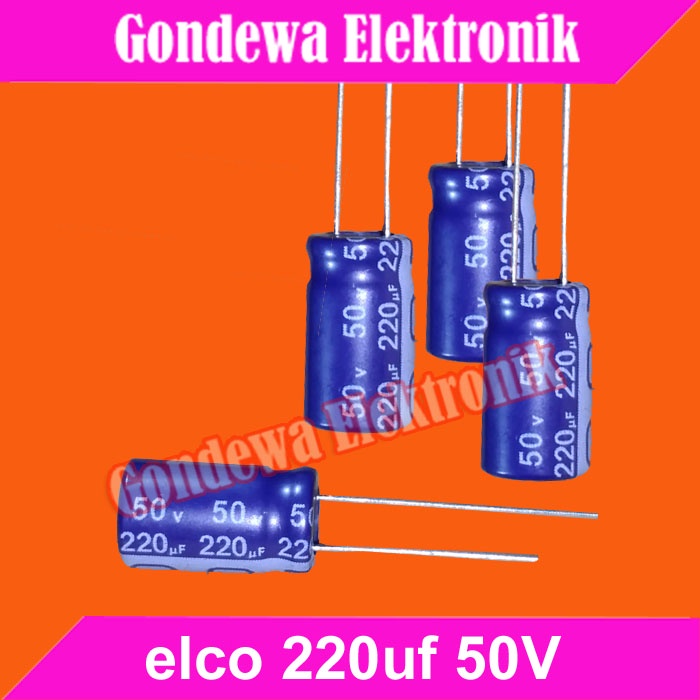 220uf 50V electrolic capasitor