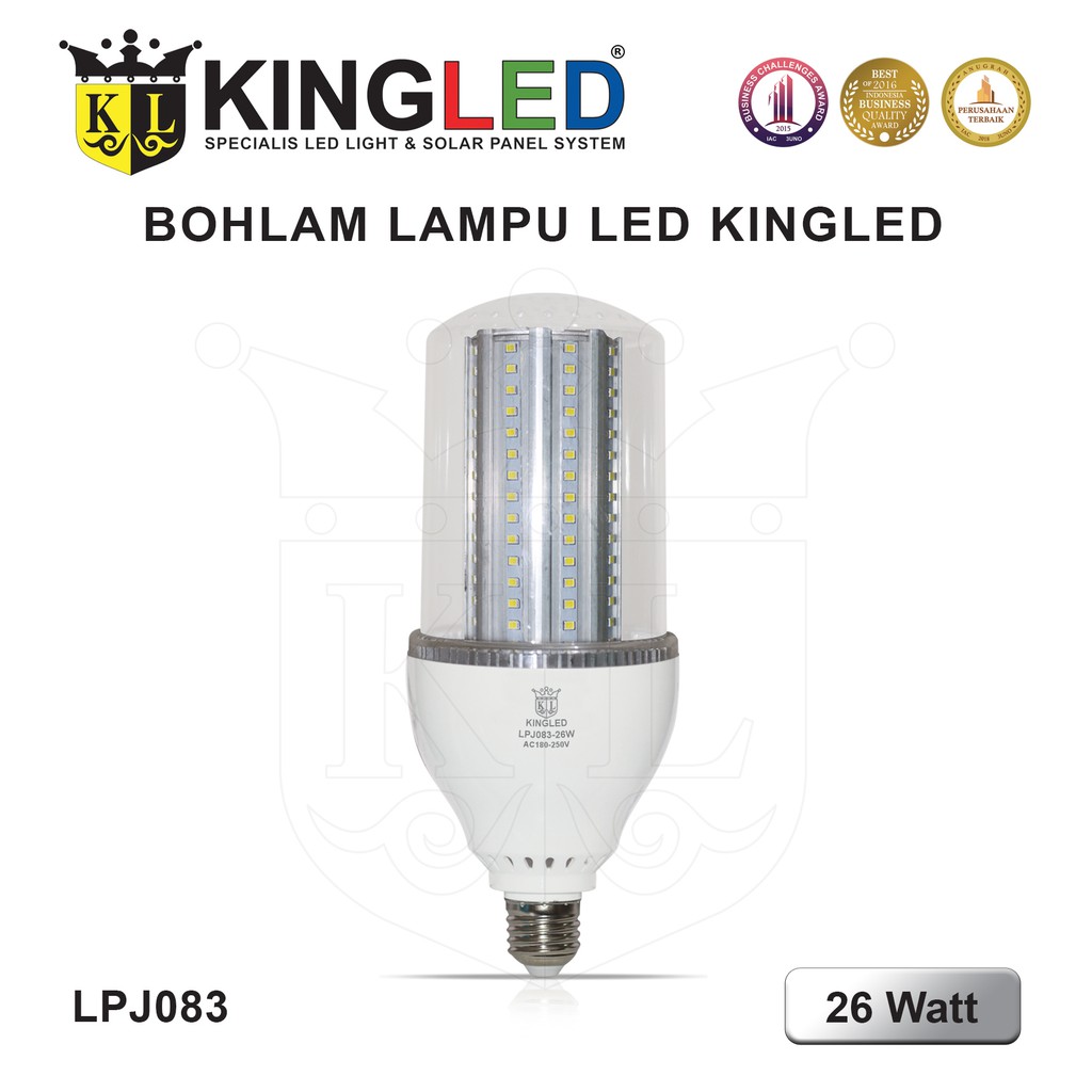 KINGLED Lampu Pijar LED 20 Watt / 26 Watt / Bulb LED 20 Watt / 26 Watt