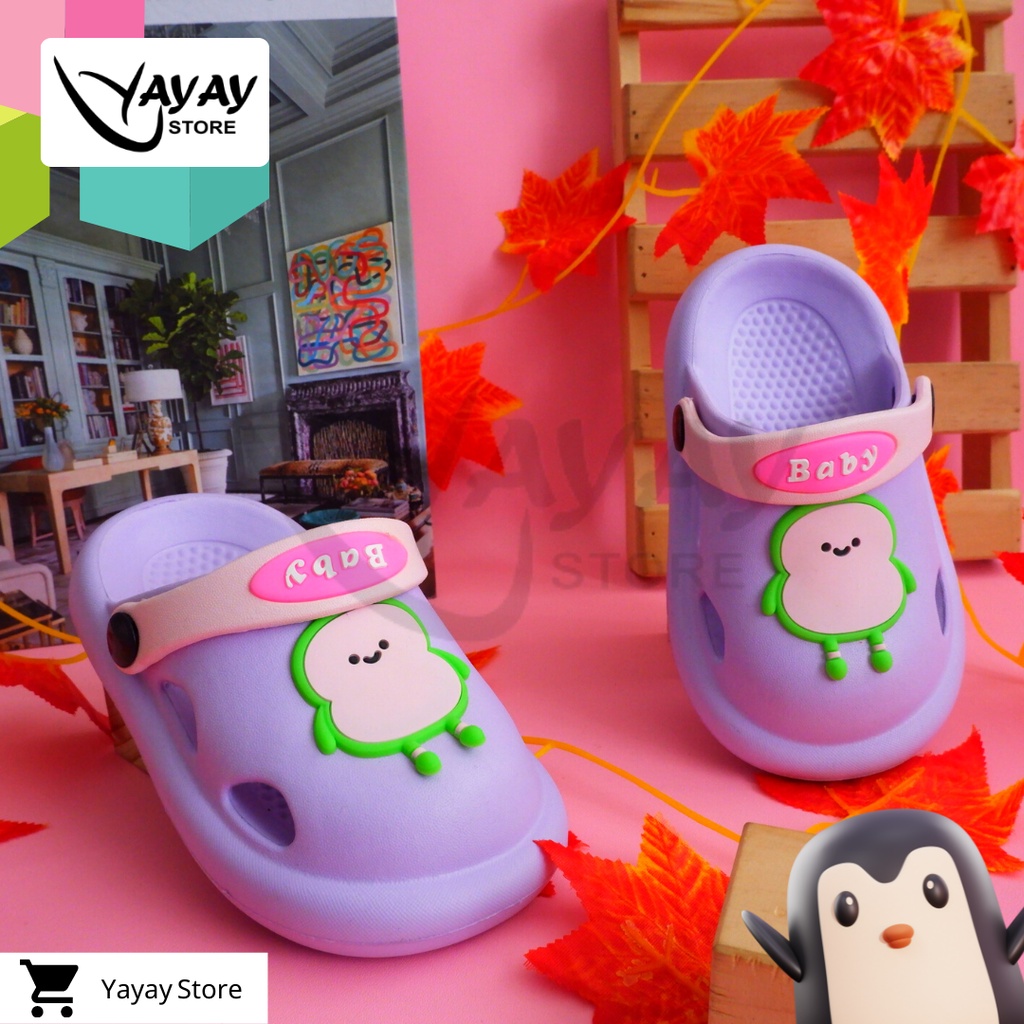 Sandal Kodok Anak Anak  Sendal Kodok  New Arivval Sendal Anak Anak  Sendal Bapaw  Sendal Motif Pinguin